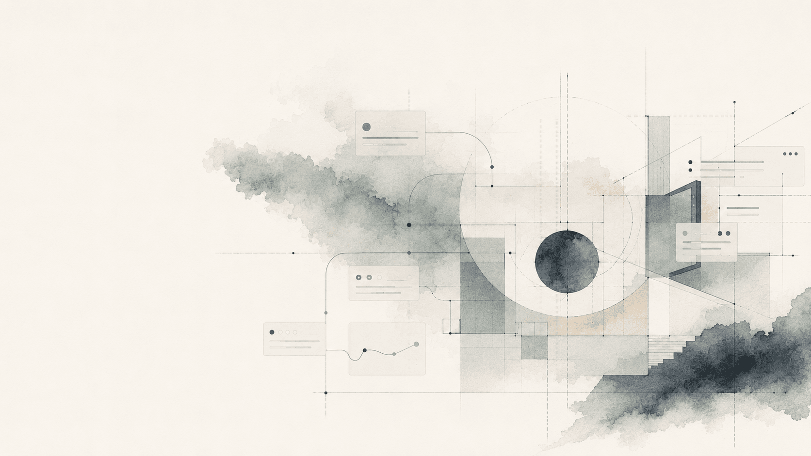Architectural illustration representing considered software systems.